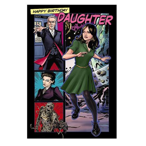 Daughter Birthday 3D Holographic Doctor Who Card £3.79